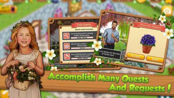 Hidden Object: My Flower Shop Spring Flowers Free screenshot 3