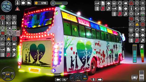 Euro Bus Driving Bus Game 3D screenshot 3