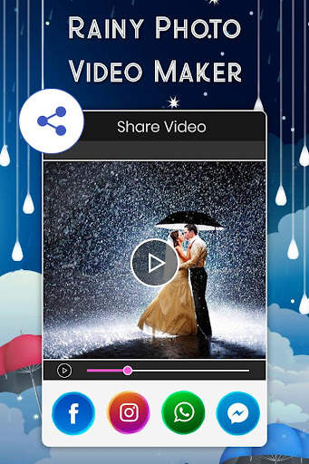 Rainy Photo Video Movie Maker screenshot 5
