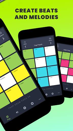 Trap Drum Pads 24 - Make Beats screenshot 2