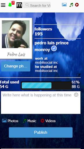 mobilsocial social network screenshot 2