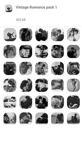 Couple Romantic Kiss Stickers- WAStickerApp screenshot 3