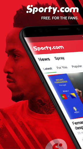 Sporty.com: Live Scores & News screenshot 1