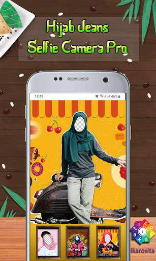 Hijab Jeans Selfie Camera Pro screenshot 2