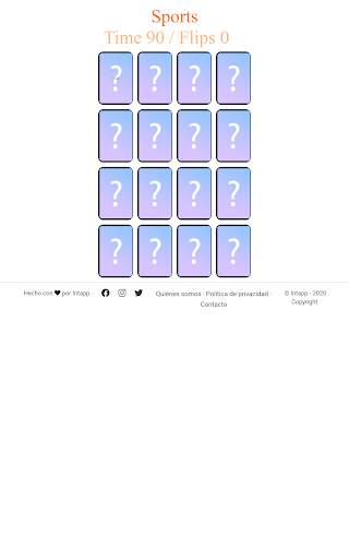 Memory Game - Sports screenshot 10