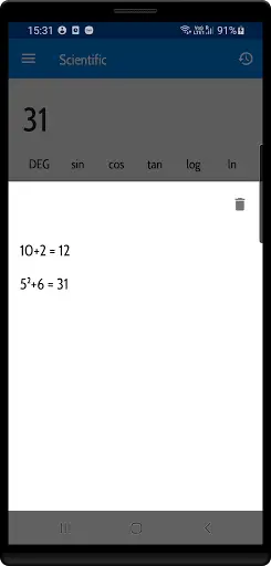 Windows Calculator स्क्रीनशॉट 5