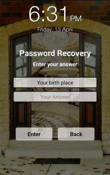 Home Door Lock Screen screenshot 1