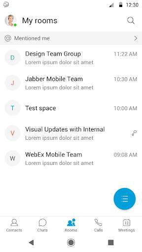 Cisco Jabber pour Android screenshot 8