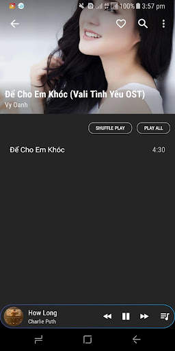 Music player One UI S10 S10  screenshot 7