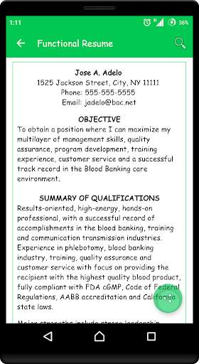 Resume Preparation Guide screenshot 2
