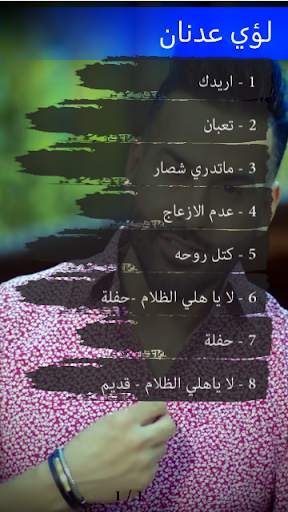 لؤي عدنان اجمل الاغاني بدون نت screenshot 1