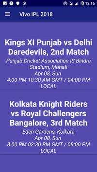 Vivo IPL 2018 screenshot 2