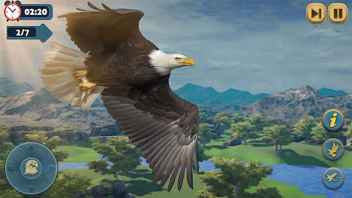 Flying Bird Eagle Simulator 3D screenshot 2