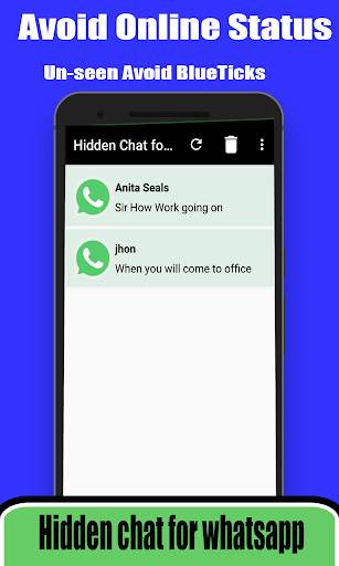 Hidden Chat for WA - Avoid Blue Tick screenshot 3