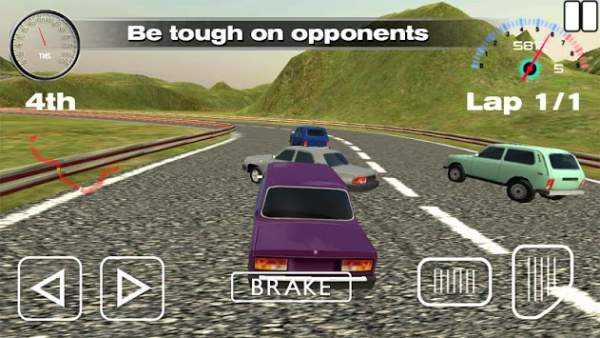 Russian Car: Drift Racing 3D screenshot 2