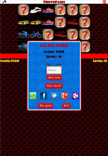 PhotoPairs. Memory game. screenshot 10