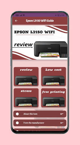 Epson L3150 WiFi Guide screenshot 1