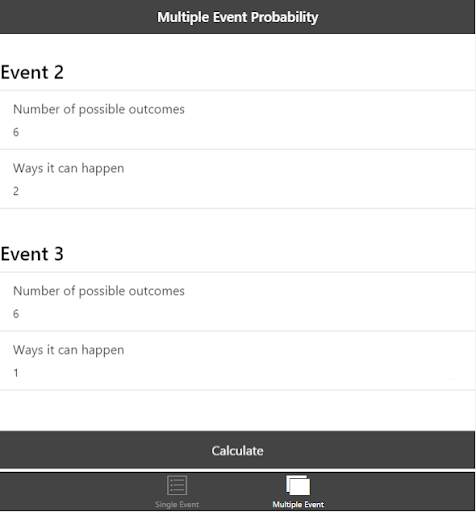 Free Probability Calculator screenshot 5
