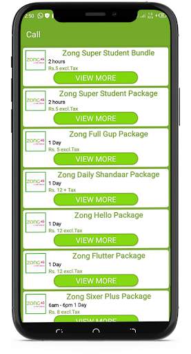 All Zong Packages 2021 free screenshot 4