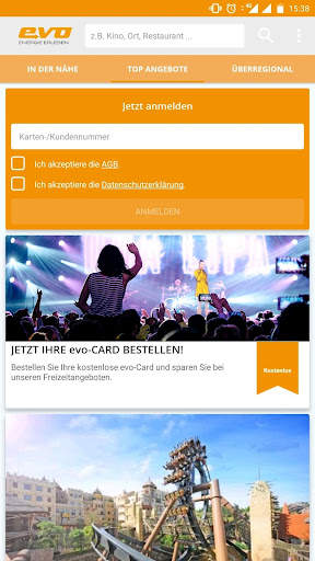 evo-Card-mobil screenshot 1
