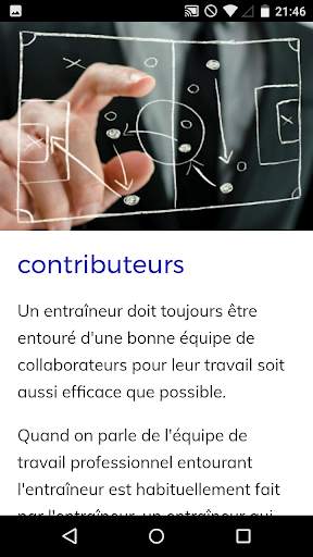 Cours d'entraîneur de Football screenshot 4