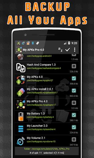 My APKs Pro - backup manage apps apk advanced screenshot 1