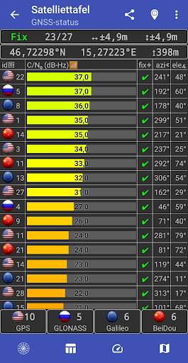 GNSS-Status (GPS-Test) screenshot 2