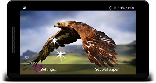Eagle Live Wallpaper - Screen Lock, Sensor, Auto screenshot 6