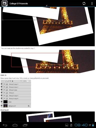 Free Tutorials For Photoshop screenshot 14