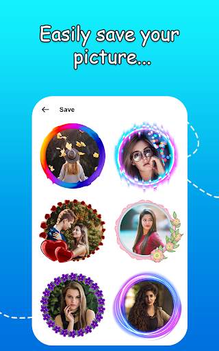 Profile Picture Border frame Creator: Lens screenshot 22