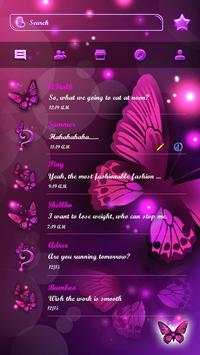 (FREE) GO SMS BUTTERFLY THEME screenshot 2