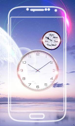 Night Clock Live Wallpaper screenshot 3