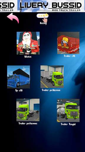 Livery Bussid Mod Truk Trailer screenshot 5