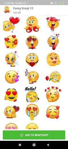 WAStickerApps 🔥 New Funny Emoji 3D Stickers screenshot 7
