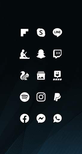 Whicons - White Icon Pack screenshot 1