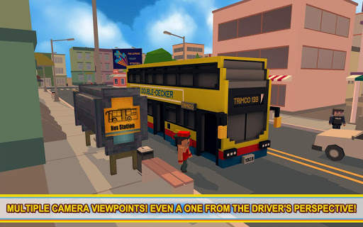 City Bus Simulator Craft 2017 screenshot 4
