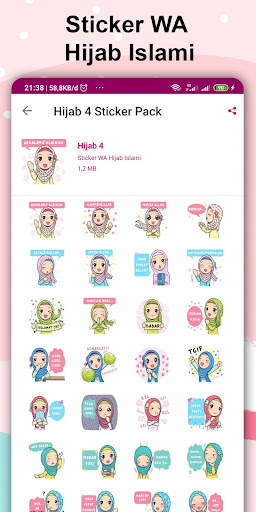 Sticker WA Hijab Islami screenshot 4