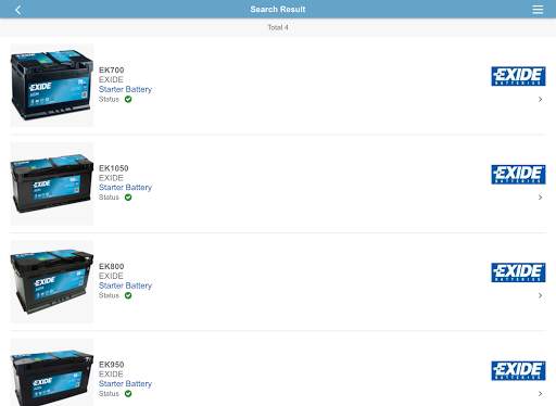 EXIDE Battery Finder screenshot 7