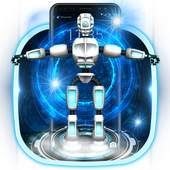 3D Future Robot Lock Screen Theme 1.5.0