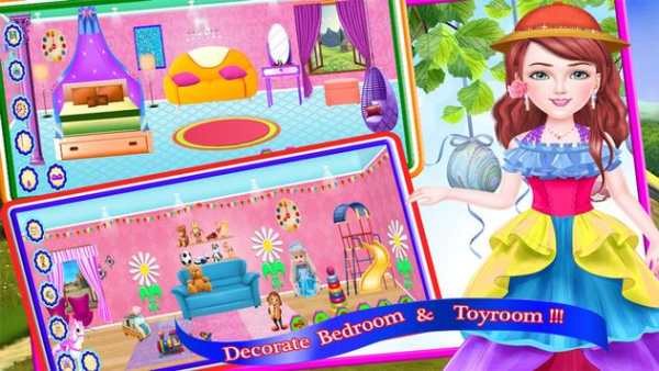 Princess Doll House Interior Decorating game screenshot 3