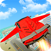 Sports Car Flying icon