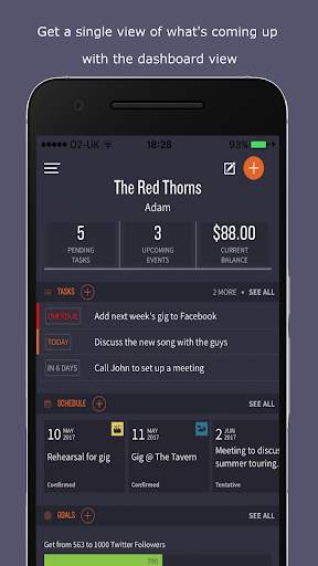 Mike: Manage Your Music Career screenshot 1