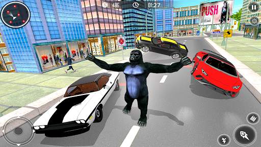 Gorilla City Simulator - Rope Hero Gorilla Game screenshot 1