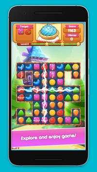 Candy Sweet Sweeter Match 3 screenshot 4