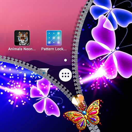 Butterfly Zipper Lock Screen आइकन