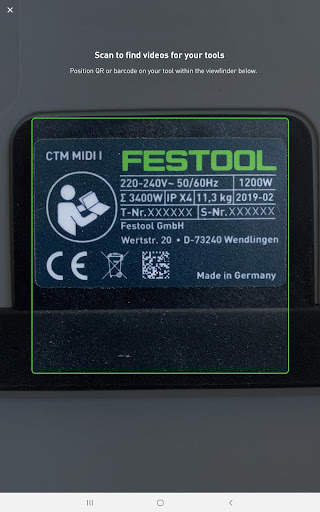 Festool How-to App 14 تصوير الشاشة