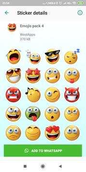 Emoticons stickers for whatsapp screenshot 6