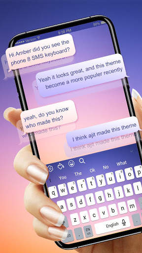 SMS Theme for Phone 8 screenshot 1