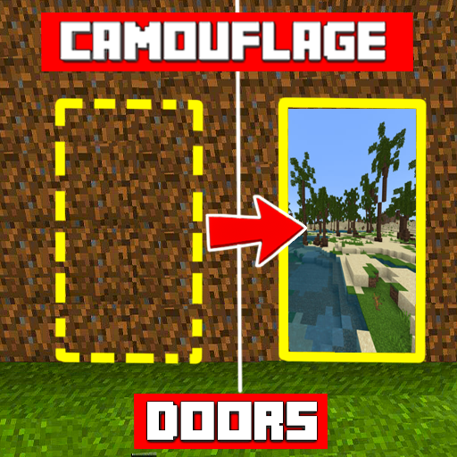 Camouflage Doors Mods for MCPE icon