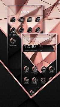 Rose Gold Luxury Launcher Theme screenshot 3